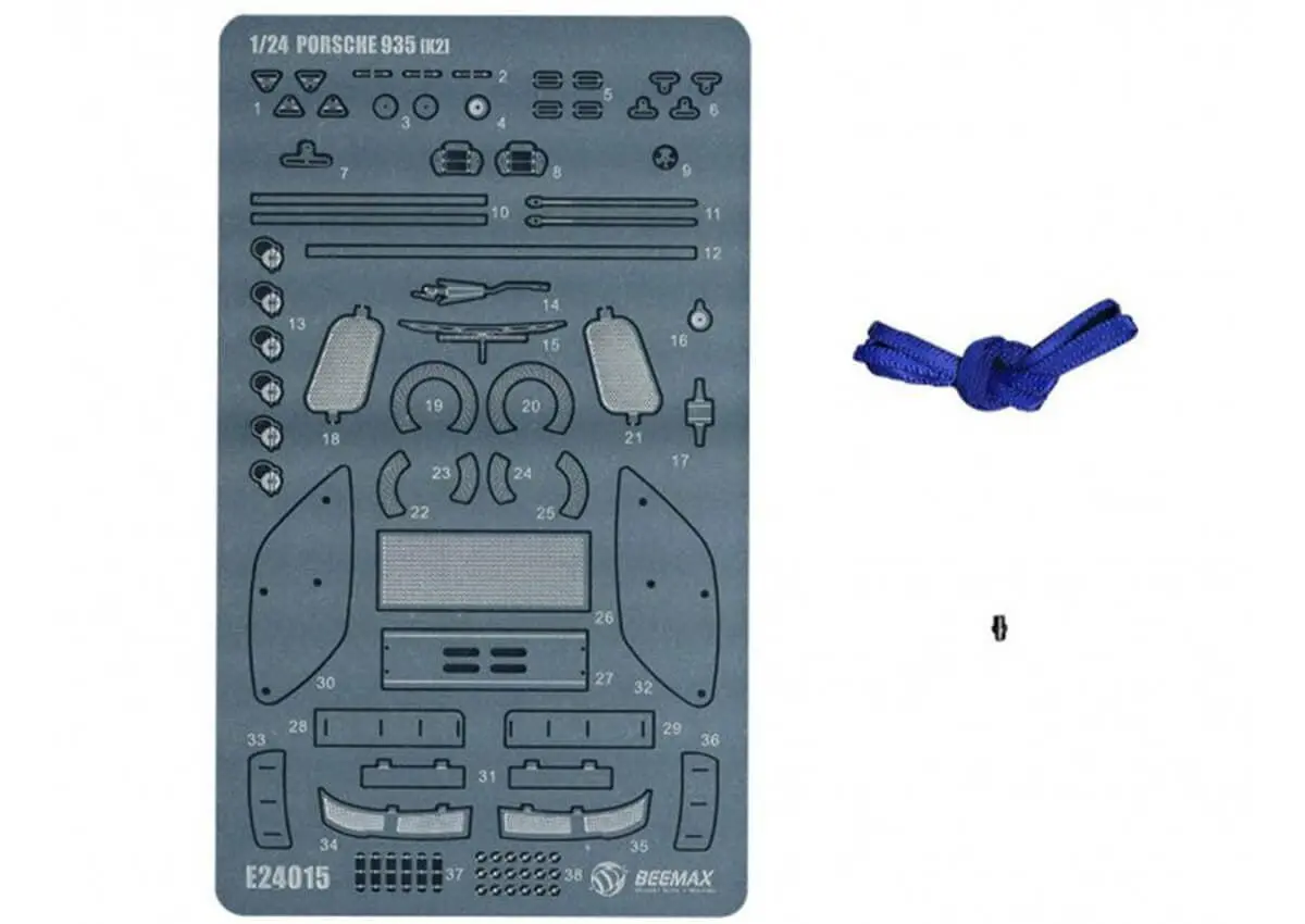 Beemax Detail Up Parts 1/24 For Porsche 935 K2 (24015) - E24015 1