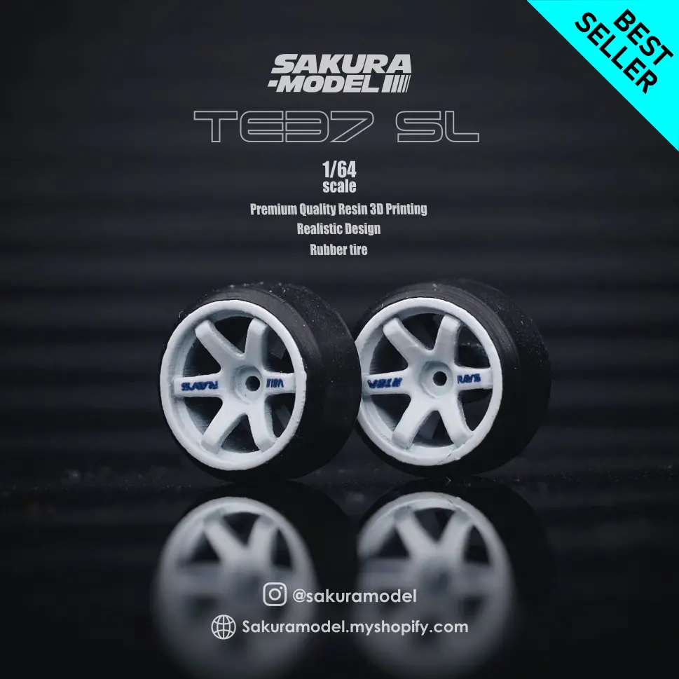 Custom Wheels 64 Scale Model Te37 Sl 1