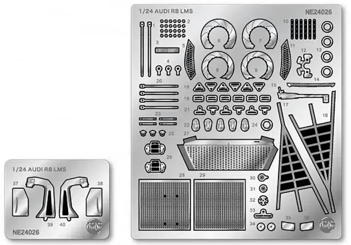 Nunu Detail Up Parts Audi R8 Lms Evo 1/24 1