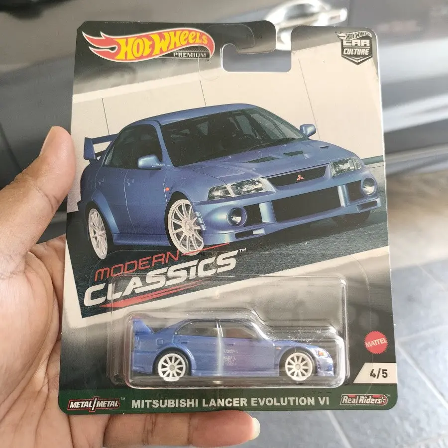 Hotwheels Modern Classics Mitsubishi Lancer Evolution Vi Blue 1