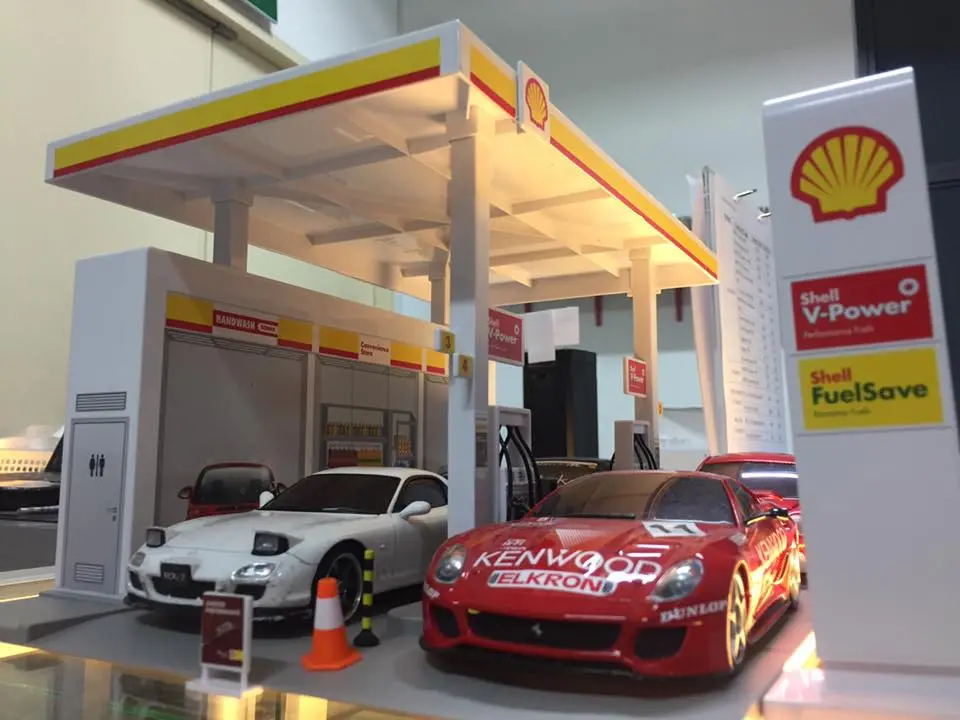 Shell Station Display Diorama 1
