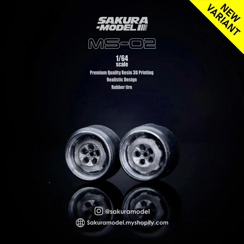 Sakura - Custom Wheel 64 Scale Model Mazda Speed Ms-02 1