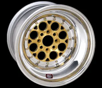 Weld Magnum Import Drag Wheels - 15X10 - 4X100 - 6" Backspacing 3
