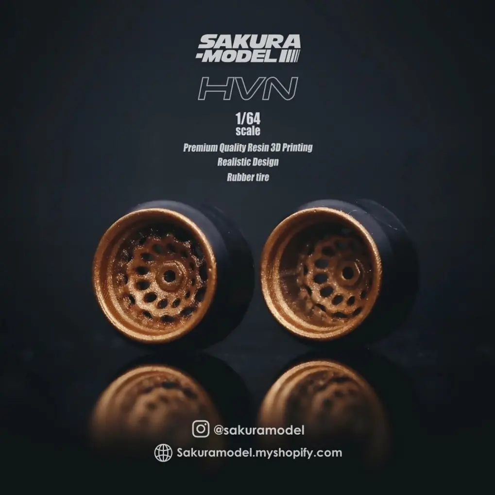 Custom Wheels 64 Scale Model Hvn 1