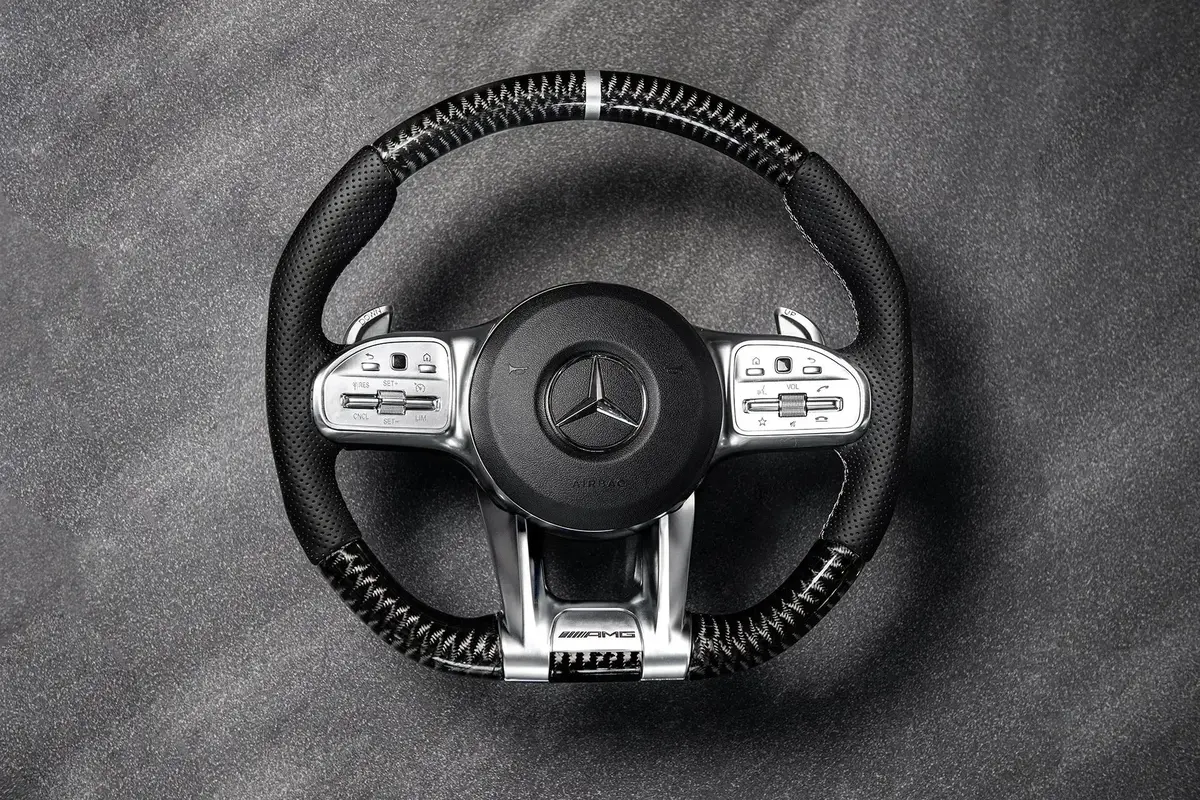 Mercedes G-Wagon (2018 Onwards) G63 Amg Carbon Steering Wheel 1