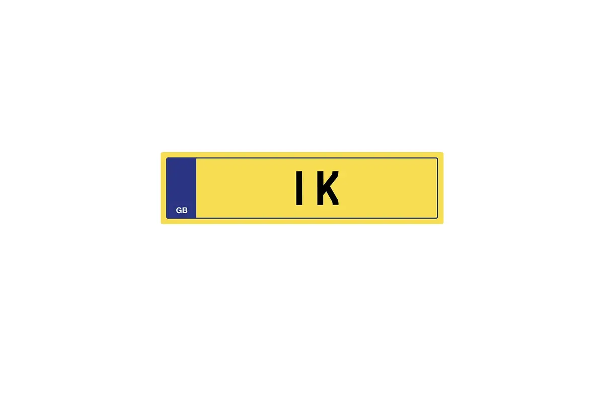 Private Plate 1 K 1