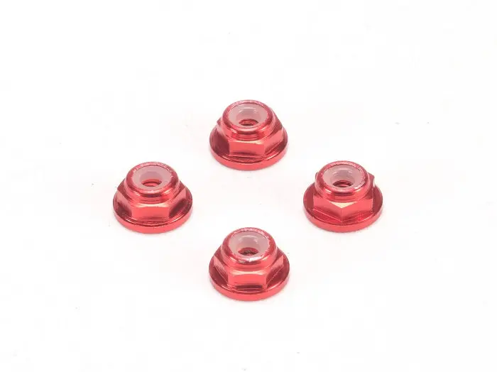 Pn Racing Alm. 2Mm Flanged Wheel Lock Nut - Multi-Color Available 200409 3