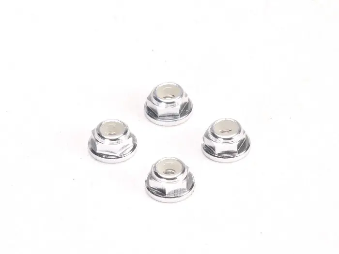 Pn Racing Alm. 2Mm Flanged Wheel Lock Nut - Multi-Color Available 200409 1