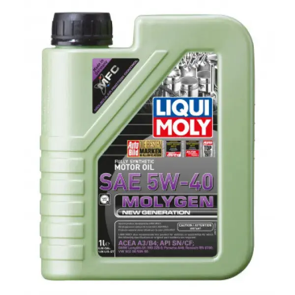 Liqui Moly Leichtlauf High Tech - 5W-40 Molygen Synthetic Engine Oil 1