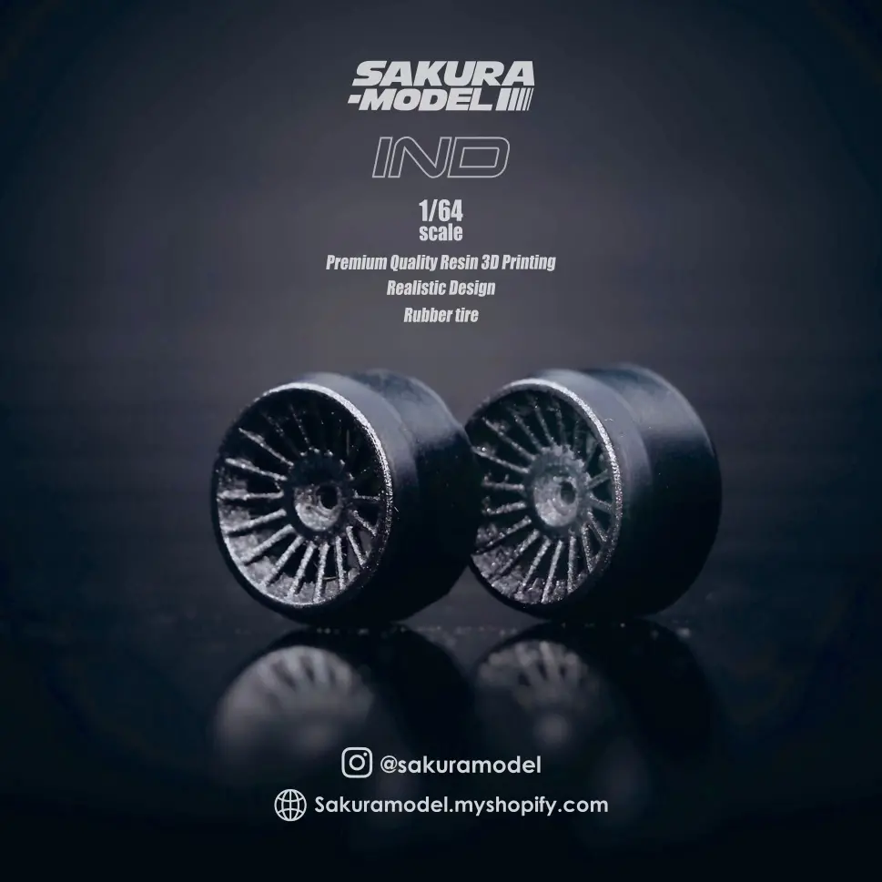 Custom Wheel 64 Scale Model Ind 1