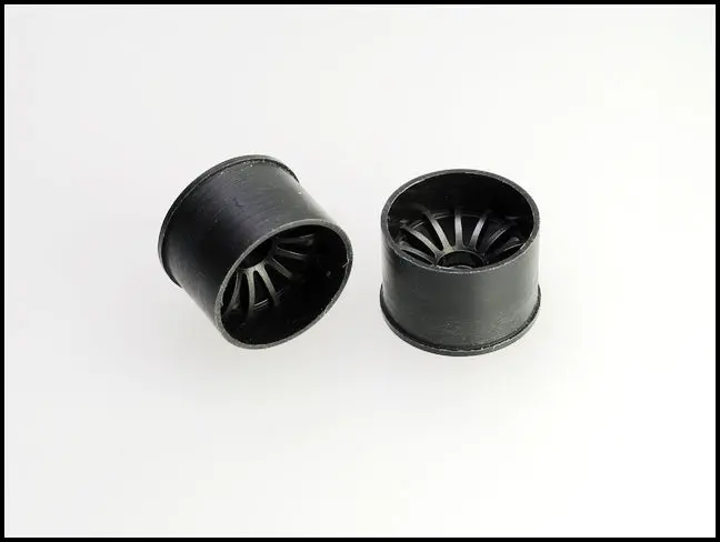Pn Racing Mini-Z 2Wd Machine Cut 16 Spoke Black Wheel (Narrow/ Wide, Offset 0-14) 1