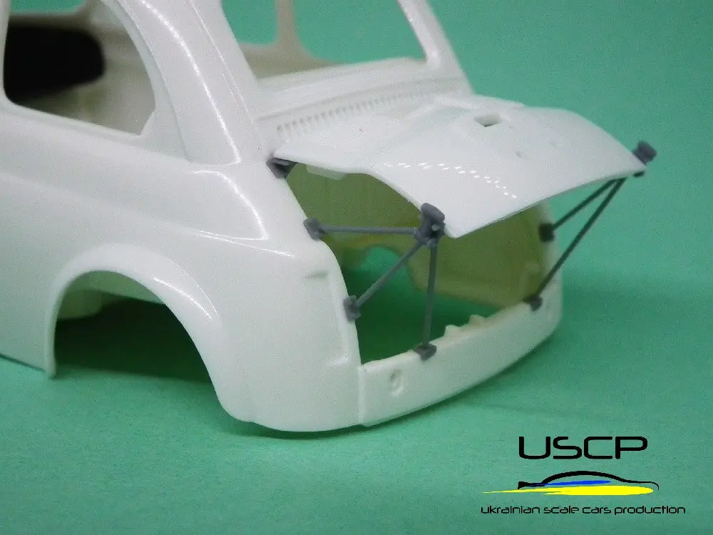 Uscp Abarth 695 Bonnet Supports Set 1