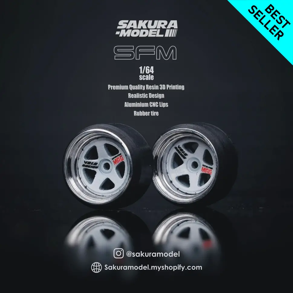 Sakura - Custom Wheel 64 Scale Model Super Fine Mag 2