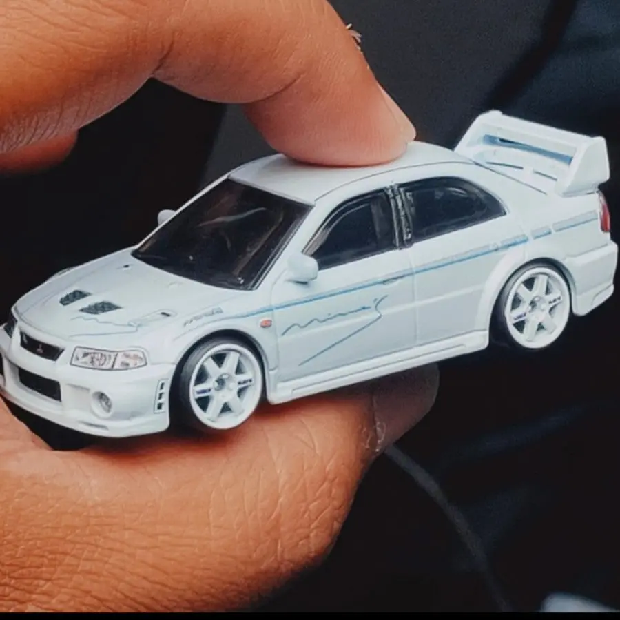 Decal Hotwheels Mitsubishi Lancer Evolution Mines Motorsports 1