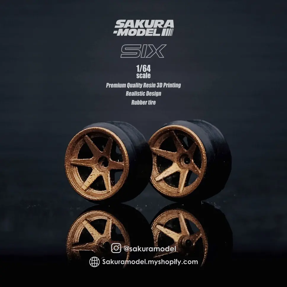 Custom Wheel 64 Scale Model Six 1