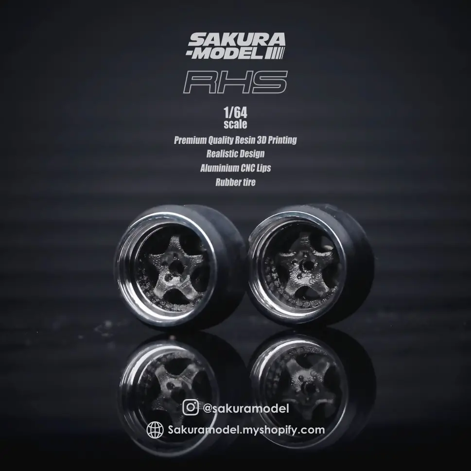 Custom Wheels 64 Scale Model Rh Speedline 2