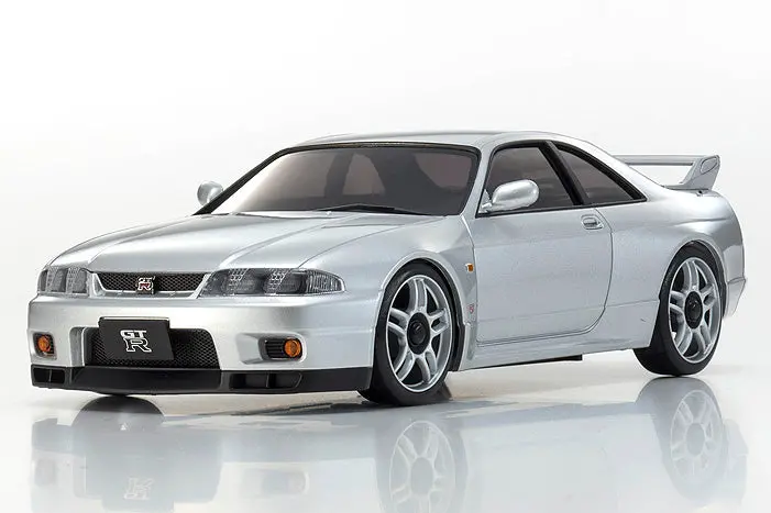 Kyosho Awd Skyline Silver Gt-R V.Spec (R33) 32139S 1
