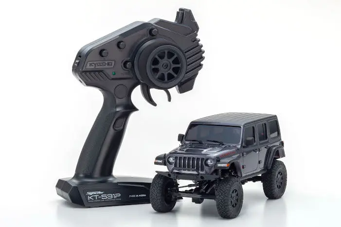 Kyosho Crawling Car Mini-Z 4×4 Series Ready Set Jeep Wrangler Unlimited Rubicon Granite Crystal Metallic Rs 32521Gm 1
