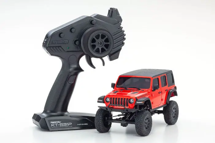 Kyosho Crawling Car Mini-Z 4×4 Series Ready Set Jeep Wrangler Unlimited Rubicon Red 32521R 1