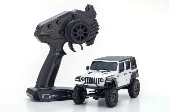 Kyosho Crawling Car Mini-Z 4×4 Series Ready Set Jeep Wrangler Unlimited Rubicon Bright White Rs 32521W 1