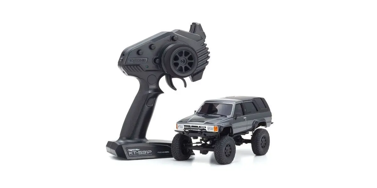 Kyosho Crawling Car Mini-Z 4×4 Series Ready Set Toyota 4Runner (Hilux Surf) Dark Gray Metallic 32522Gm 1
