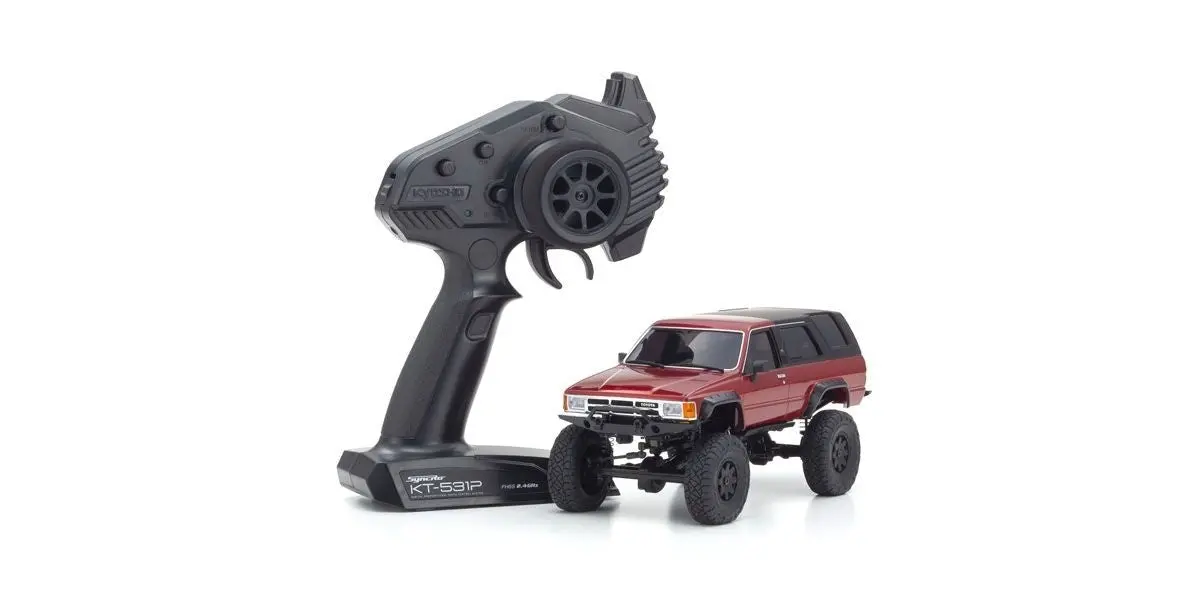 Kyosho Crawling Car Mini-Z 4×4 Series Ready Set Toyota 4Runner (Hilux Surf) Metallic Red 32522Mr 1