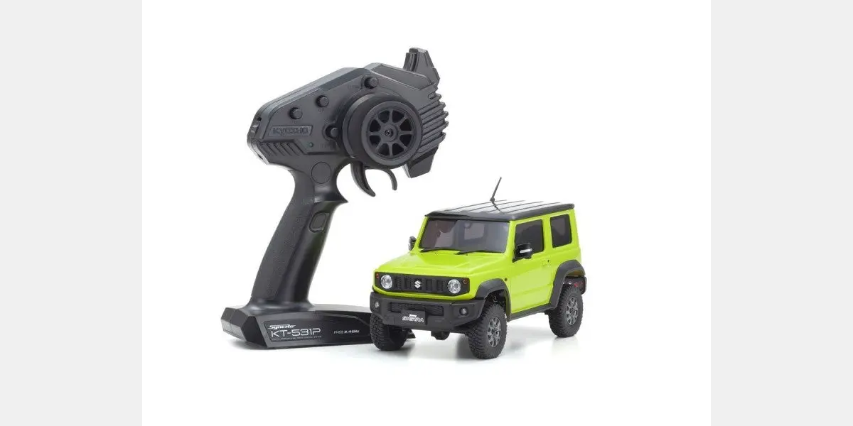 Kyosho Powered Crawling Car Mini-Z 4×4 Series Ready Set Suzuki Jimny Sierra Kinetic Yellow 32523Y 1