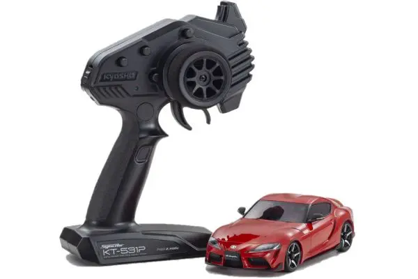 Clearance! Kyosho Mini-Z Awd Toyota Gr Supra Matt Storm Prominence Red 32619R 1