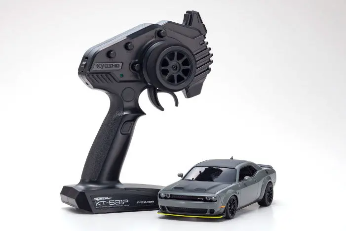 Kyosho Mini-Z Awd Challenger Gray Srt Hellcat Redeye 32621G 1