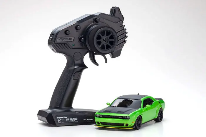 Kyosho Mini-Z Awd Challenger Green Srt Hellcat Redeye 32621Mg 1