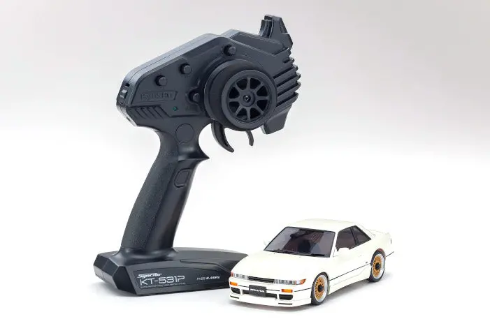 Kyosho Mini-Z Awd Nissan Silvia W/Aero Kit Pearl White 1