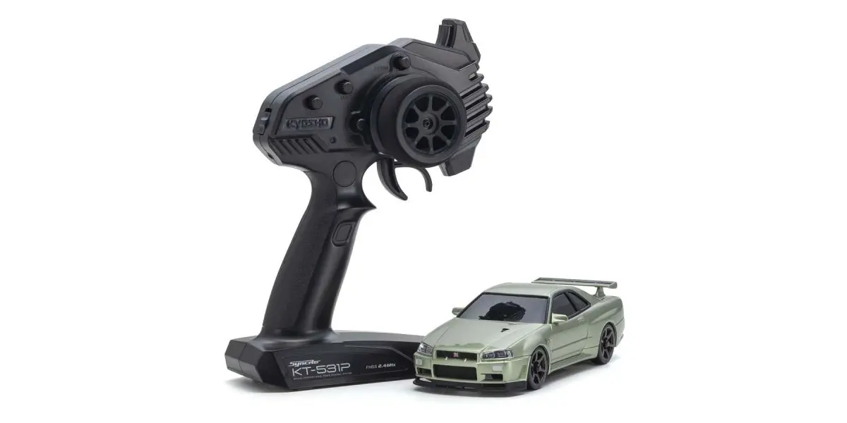 Kyosho Mini-Z Awd Nissan Skyline Gt-R R34 V.Specⅱnur Millennium Jade 32624Mj 1
