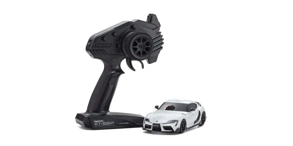 Mini-Z Awd Toyota Gr Supra Trd Aero White Metallic 32626W 1