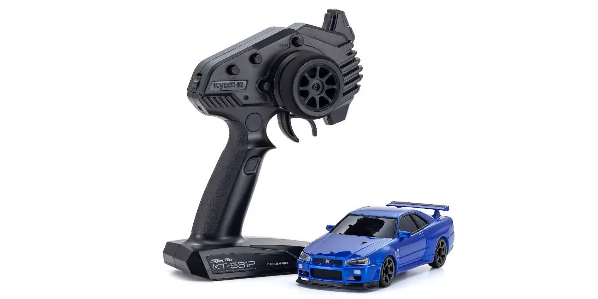 Mini-Z Awd Nissan Skyline Gt-R R34 V.Specⅱnür Metallic Blue 32629Mb 1