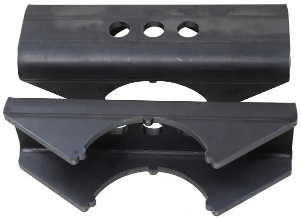 Anti-Wrap Leaf Spring Perch Pair, 4.0 Axle Tube 3 Wide Leaf Spring 1