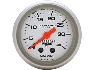 Autometer Ultra-Lite Boost Gauge 0-35 Psi 2