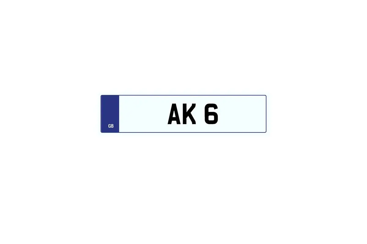 Private Plate Ak 6 2