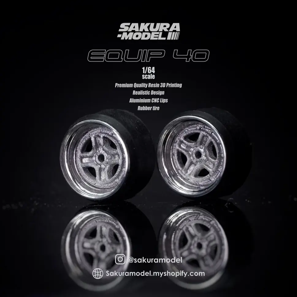 Custom Wheel 64 Scale Model Equip 40 1