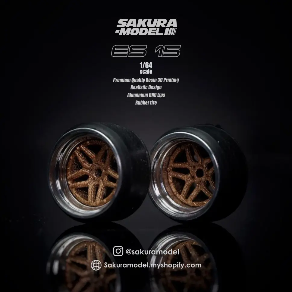 Sakura - Custom Wheel 64 Scale Model Es15 1