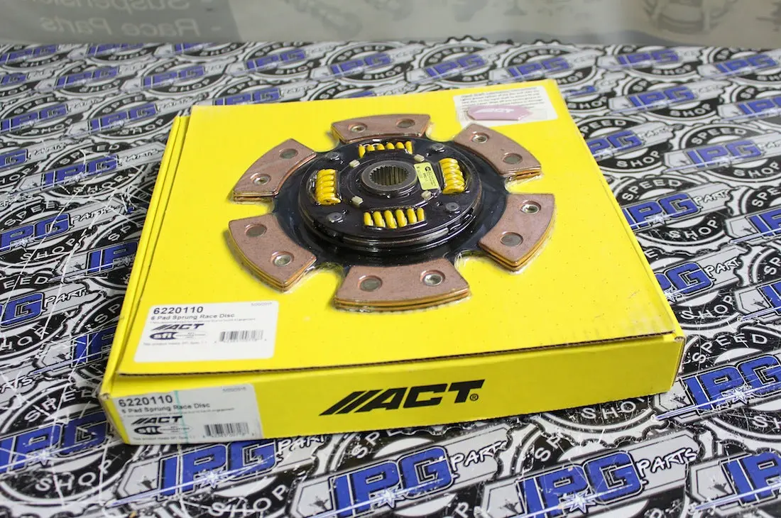Replacement Act Sprung 6 Puck Clutch Disk For 1994-2001 Honda - Acura B Series Engines 1