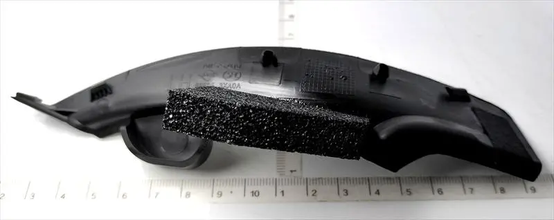 キャラバン用 カバーフロントパネルコーナーlhnv350キャラバン 66895-3Xa1a 日産純正部品 1
