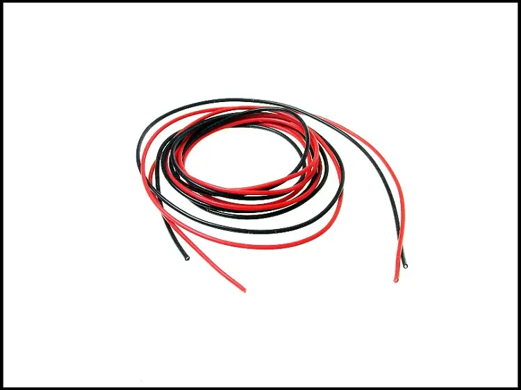Pn Racing 22Awg Silicon Power Connect Wire (Black 3Ft Red 3Ft) 700222 1