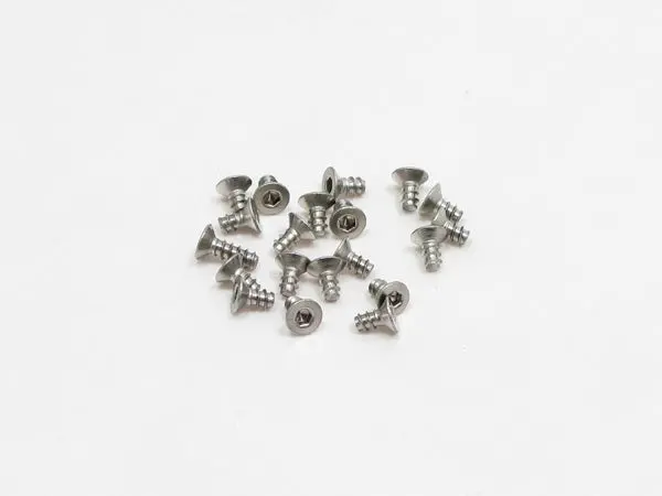 Pn Racing M2 Countersink Stainless Steel Screw (20Pcs) (Various Lengths & Types) 1