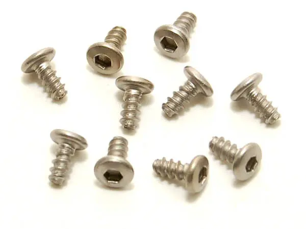 Pn Racing M2 Button Head Titanium Screw (10Pcs) (Various Lengths & Types) 1