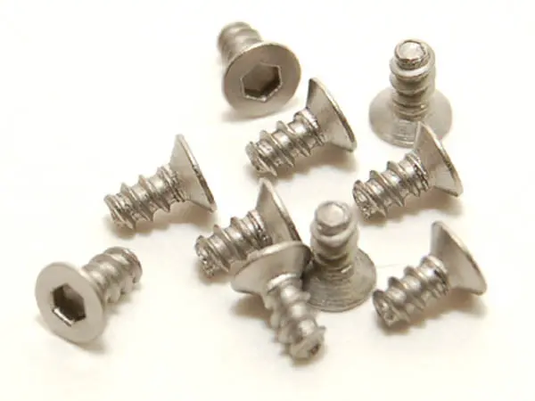 Pn Racing M2 Countersink Titanium Screw (10Pcs) (Various Lengths & Types) 1