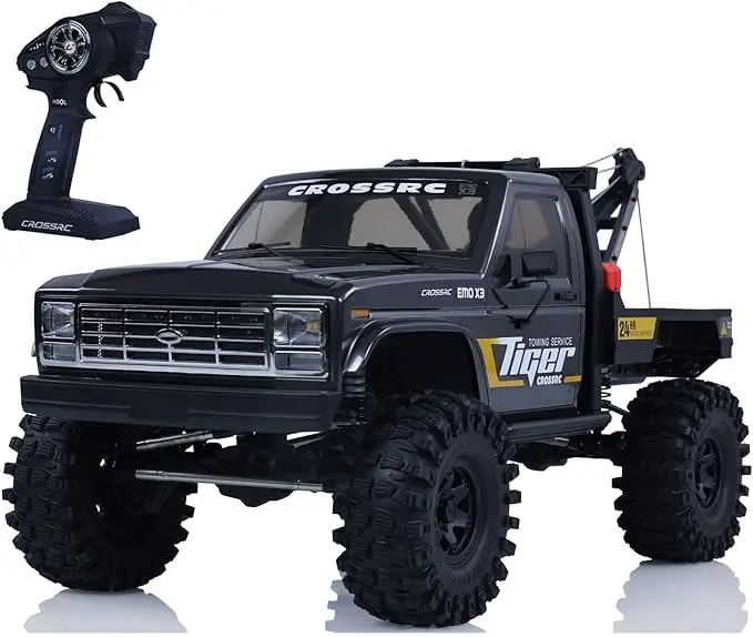 Cross Emo Rc X3 4Wd 1/8 Rc Tow Truck Rtr W/Battery And Charger. 1