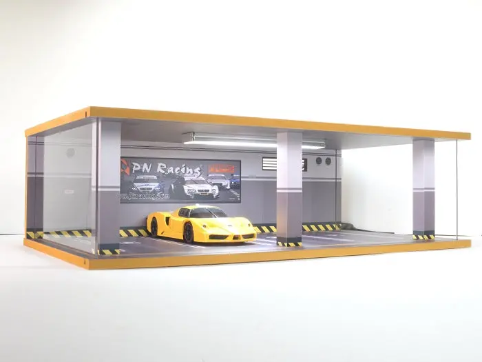 Pn Racing Pnr 1/28 Scale Realistic Car Garage 4 Parking Space 72804P (For Singapore Market Only) 1