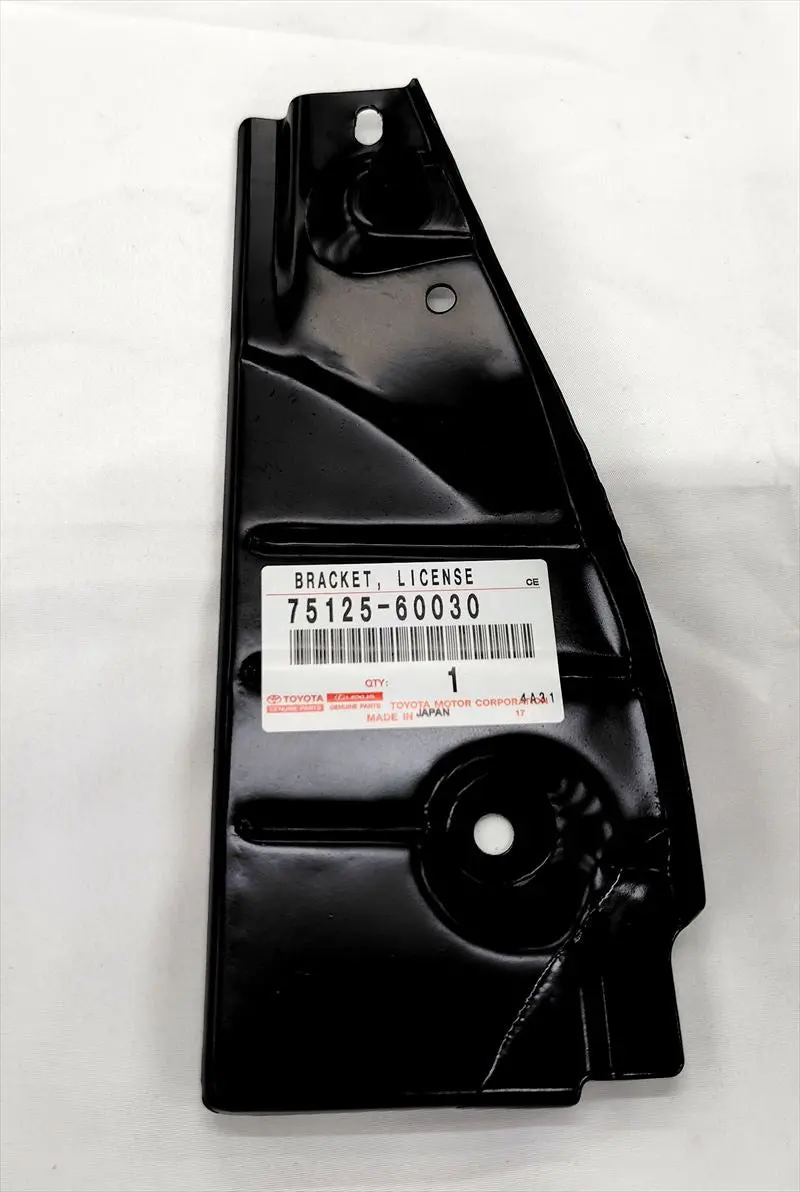 ライセンスプレートランプブラケットのみ 75125-60030 ランドクルーザー用 トヨタ純正部品 M100m 1