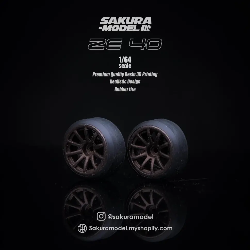 Custom Wheel 64 Scale Model Ze40 2