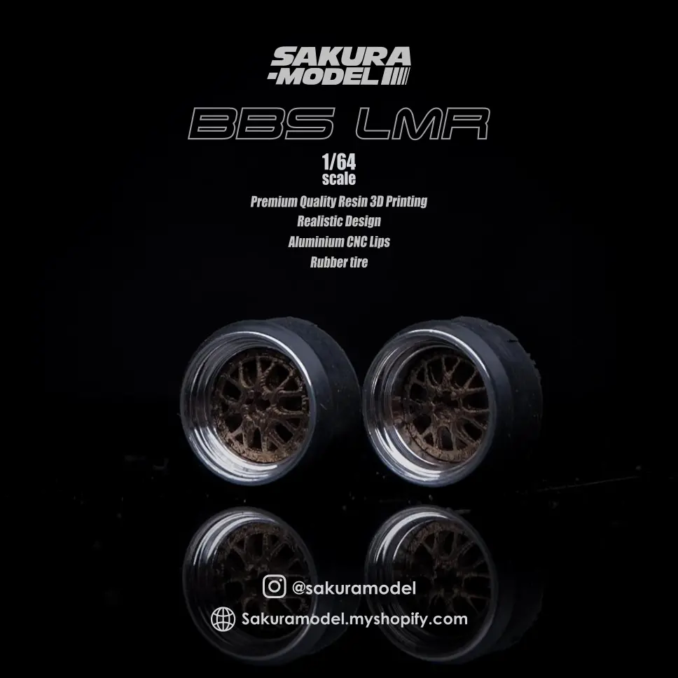 Sakura - Custom Wheel 64 Scale Model Bbs Lmr 1